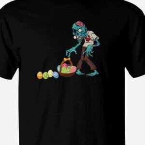 Zombie Happy Easter Egg Hunt Funny Easter Day T-Shirt